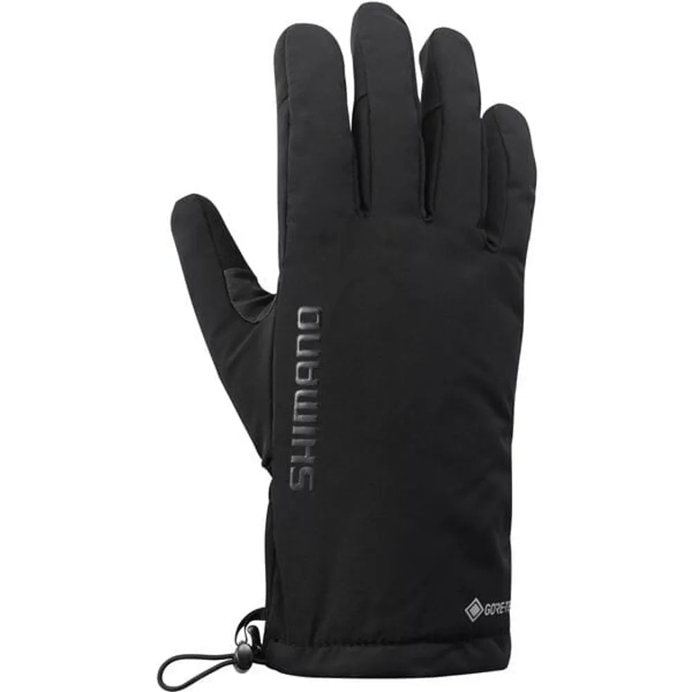 Shimano Gore-Tex Grip Primaloft Cycling Gloves in Black