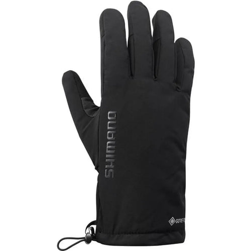 Shimano Gore-Tex Grip Primaloft Cycling Gloves in Black