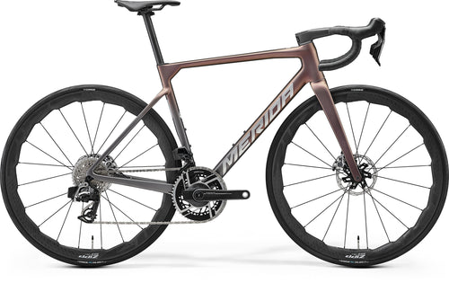 2027 Merida Scultura 10K Road Bike In Silk Rainbow Purple