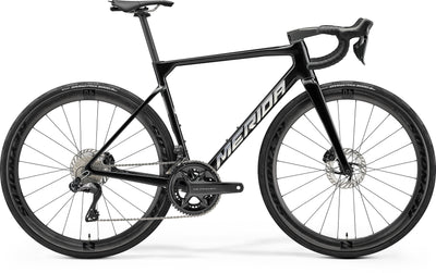2026 Merida Scultura 8000 Road Bike in Metallic Black