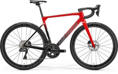 2025 Merida Scultura 9000 Road Bike in Red