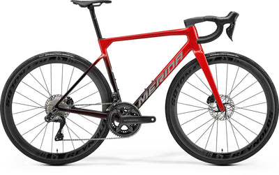 2026 Merida Scultura 9000 Road Bike in Passion Red