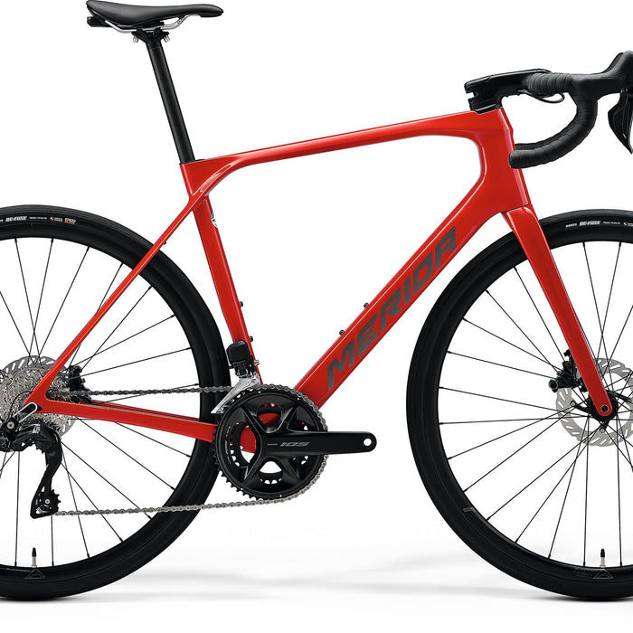 2026 Merida Scultura Endurance 6000 Road Bike in Dark Race Red