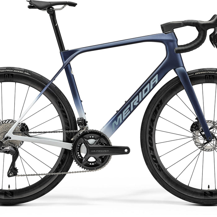 2026 Merida Scultura Endurance 9000 Road Bike in Mountain Dust Blue