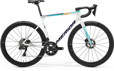 2025 Merida Scultura Team Road Bike in Teal