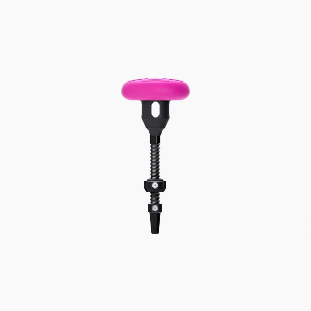 Muc-Off Stealth Tubeless Tag Holder with 44mm Valve kit -BLACK (2)
