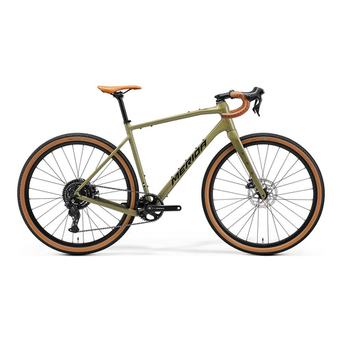 2026 Merida Silex 200 Gravel Bike in Low Key Green