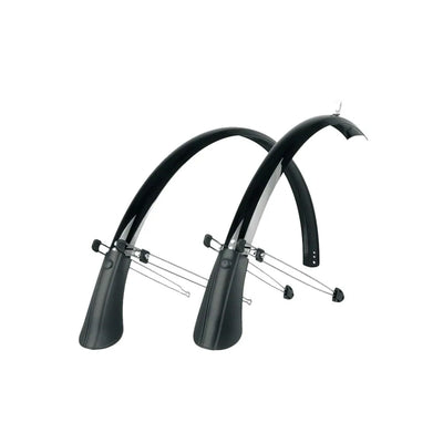 SKS Commuter 700c Mudguard Set with Spoiler in Black