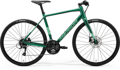 2024 Merida Speeder 100 Hybrid Bike in Green