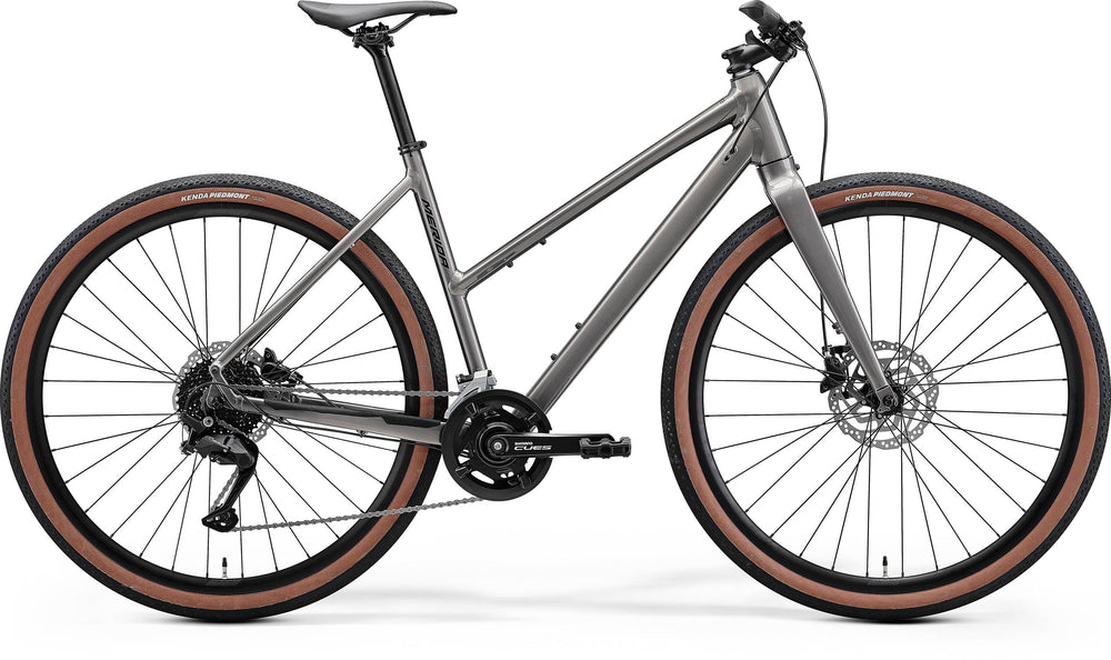 2027 Merida Speeder 200 Womens Hybrid Bike In Warm Slate Grey