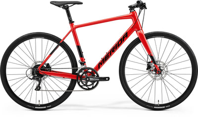 2024 Merida Speeder 200 Hybrid Bike in Red