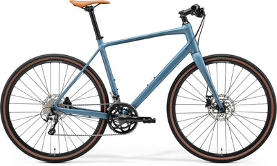 2026 Merida Speeder 300 Hybrid Bike in Silk Dove Blue