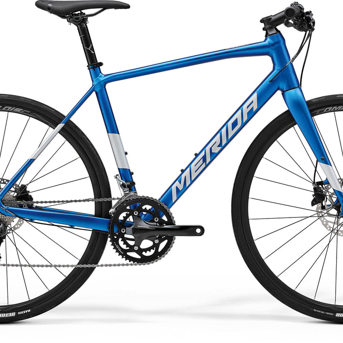 2024 Merida Speeder 300 Hybrid Bike in Blue