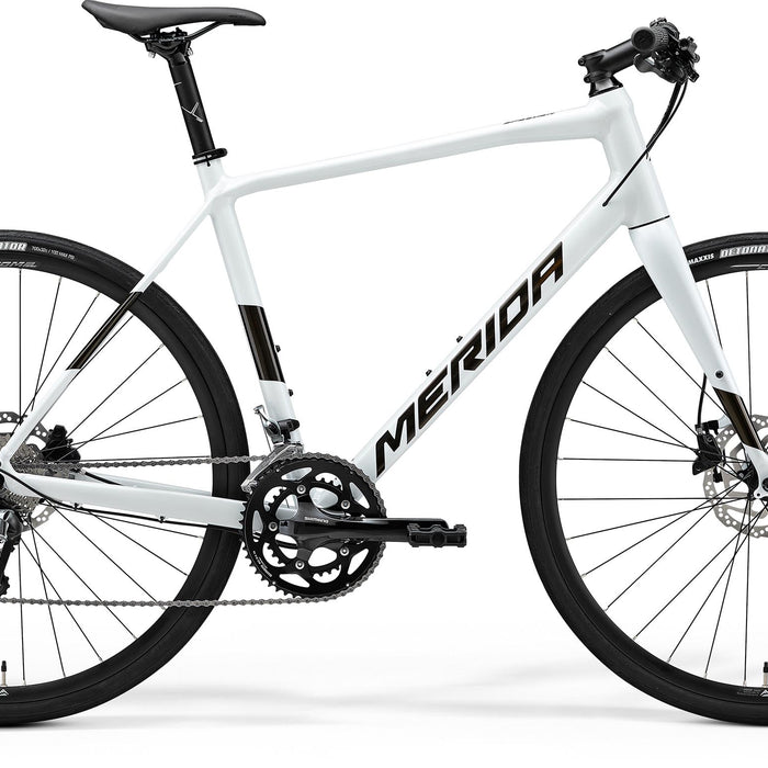 2025 Merida Speeder 300 Hybrid Bike in White