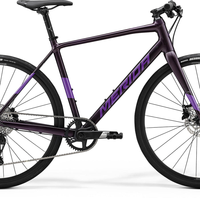 2024 Merida Speeder 400 Hybrid Bike in Purple