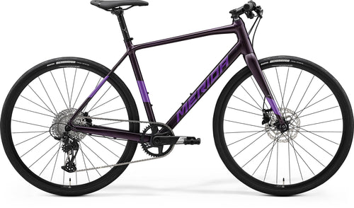 2024 Merida Speeder 400 Hybrid Bike in Purple