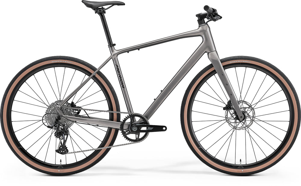 2027 Merida Speeder 500 Hybrid Bike In Warm Slate Grey