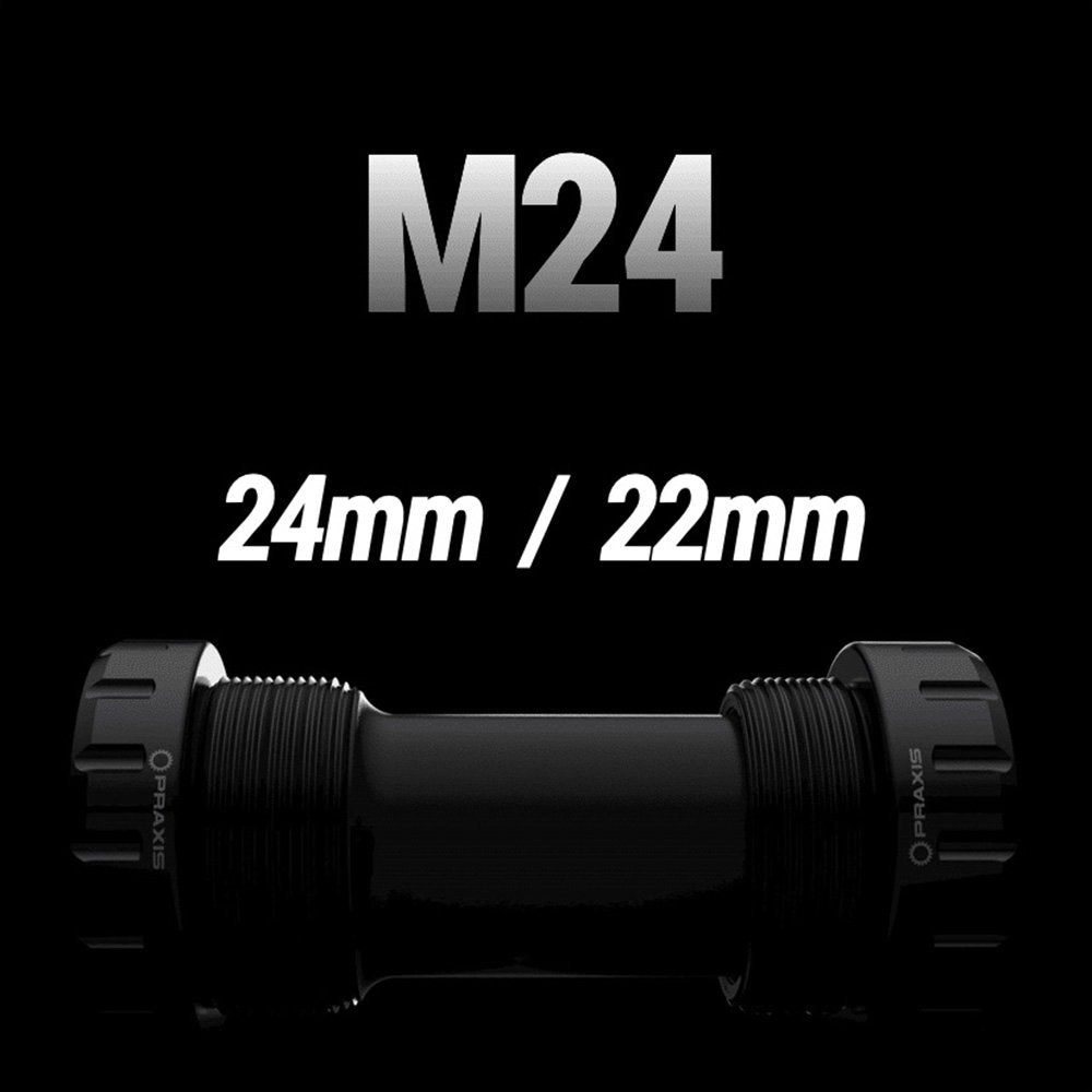 Praxis BB - M24/GxP/Oval/ISIS2 (22/24mm spindle) - BSA