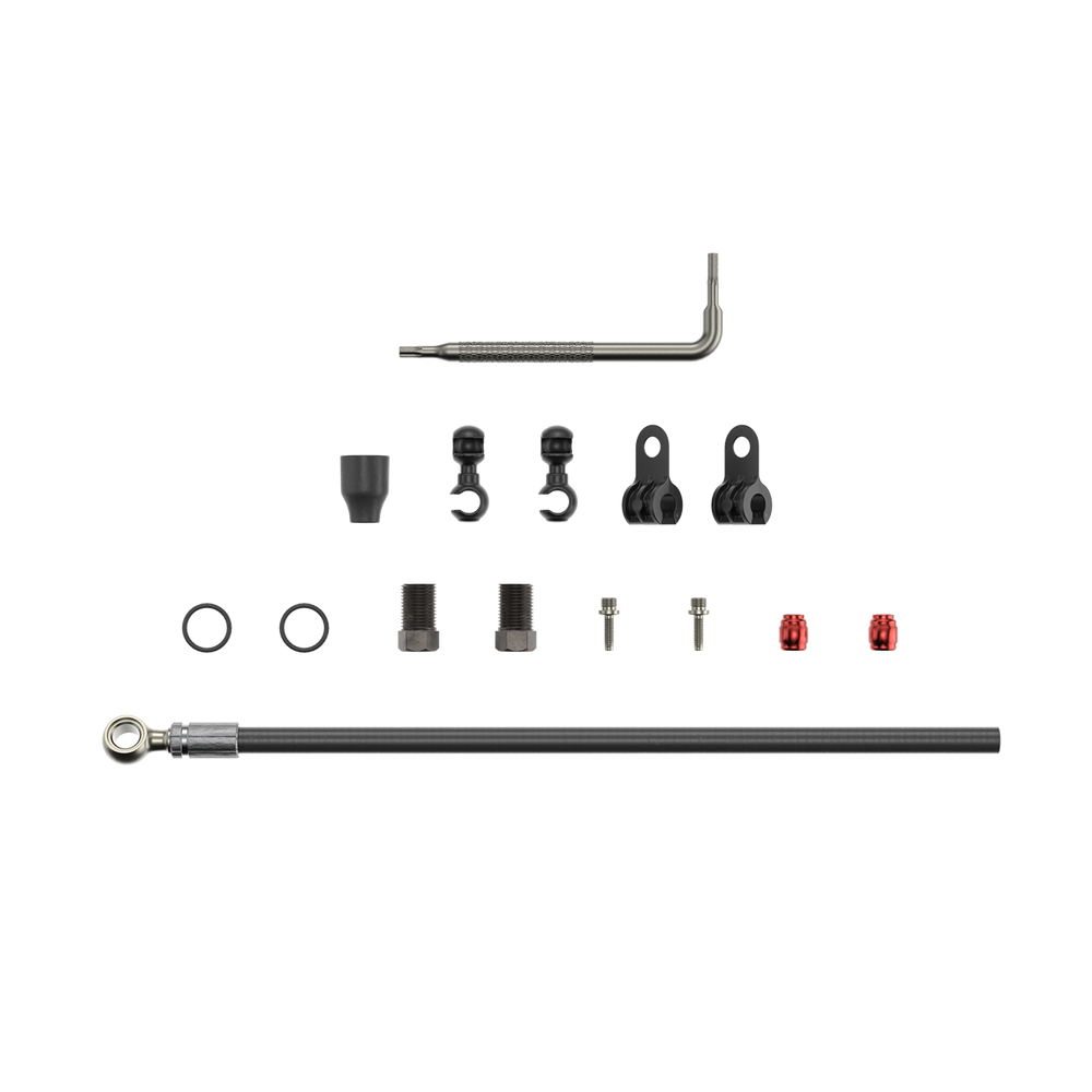 SRAM Spare - Disc Brake Hydraulic Hose Kit - Silver Banjo -2000mm (Inc. Banjo, Fittings) - Xx,Juicy5/7/,Guide R/Rs/Rsc/Ult (B1),Guide T(A1),G2 Rsc/Ul