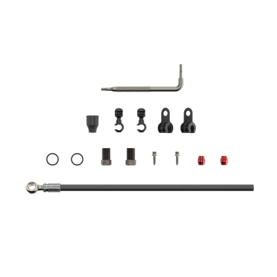 SRAM Spare - Disc Brake Hydraulic Hose Kit - Silver Banjo -2000mm (Inc. Banjo, Fittings) - Xx,Juicy5/7/,Guide R/Rs/Rsc/Ult (B1),Guide T(A1),G2 Rsc/Ul