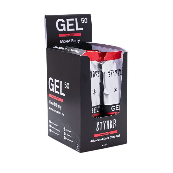 STYRKR GEL50 Mixed Berry Dual-Carb Energy Gel