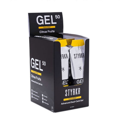 STYRKR GEL50 Dual-Carb Energy Gel Citrus