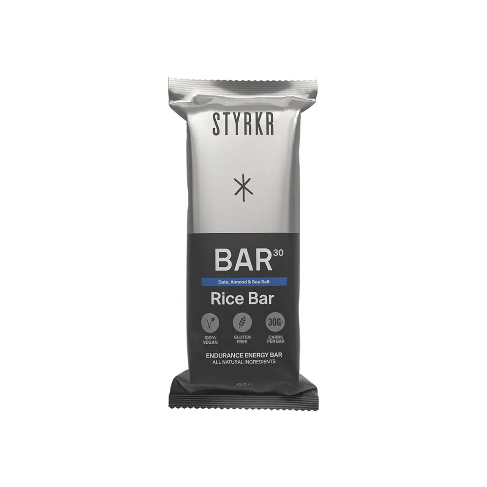 Styrkr BAR30 Date, Almond & Sea Salt Energy Bar Box of 12