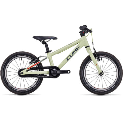 2023 Cube Cubie 160 16 Inch Kid's Bike in Green and Red