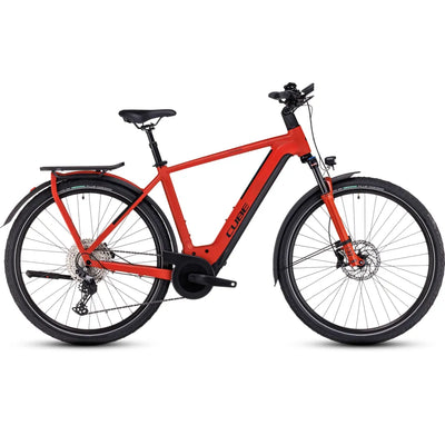 2023 Cube Kathmandu Hybrid Exc 750 Electric Hybrid Bike in Red