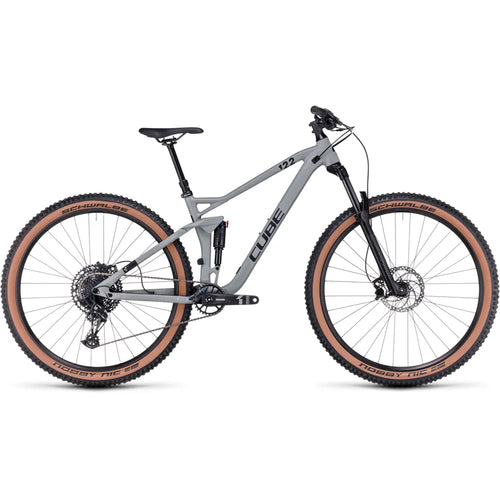 2023 Cube Stereo ONE22 PRO Full Suspension Mountain Bike in Grey