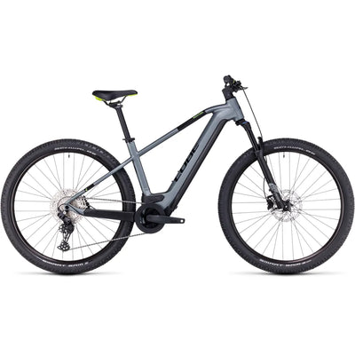 2023 Cube Reaction Hybrid Pro 625 29 Electric Mountain Bike in Grey