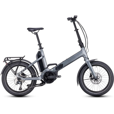 2023 Cube Fold Sport Hybrid 500 Electric Bike in Flash Grey