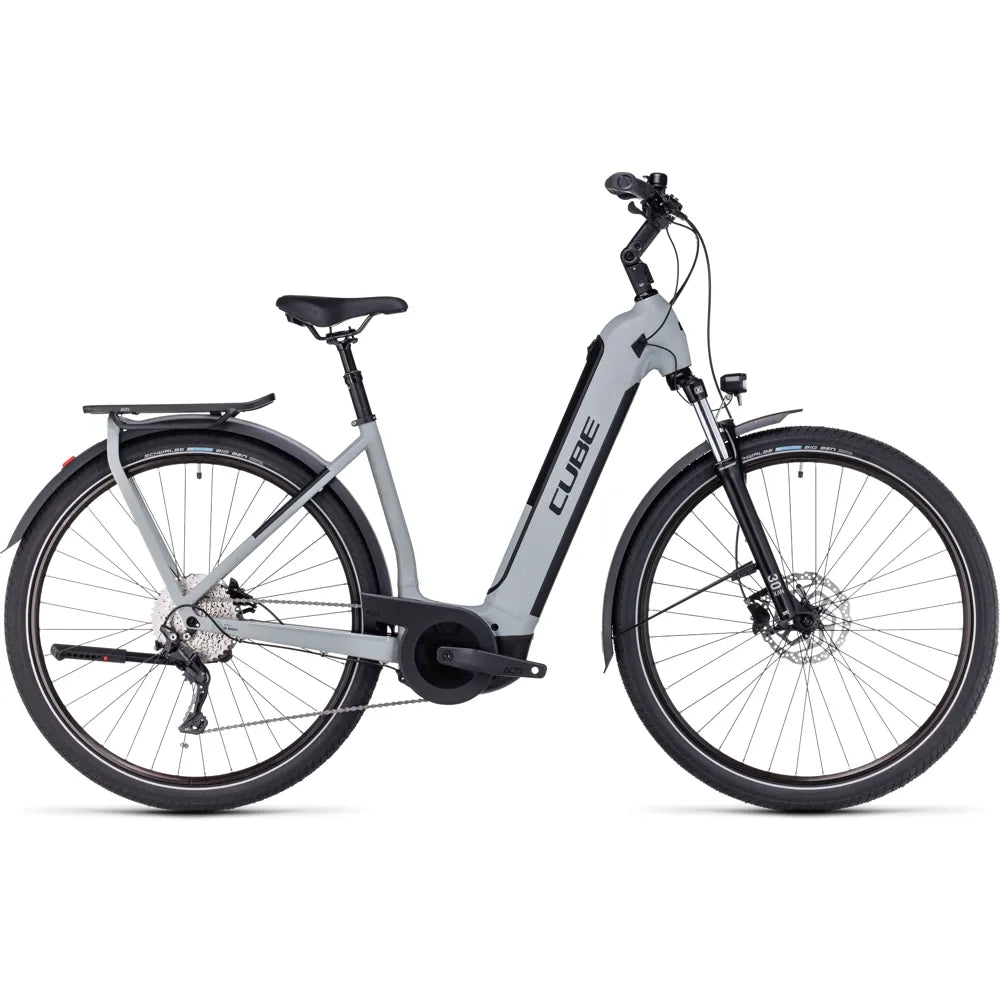 2023 Cube Kathmandu Hybrid One 750 Easy Entry Electric Bike in Grey
