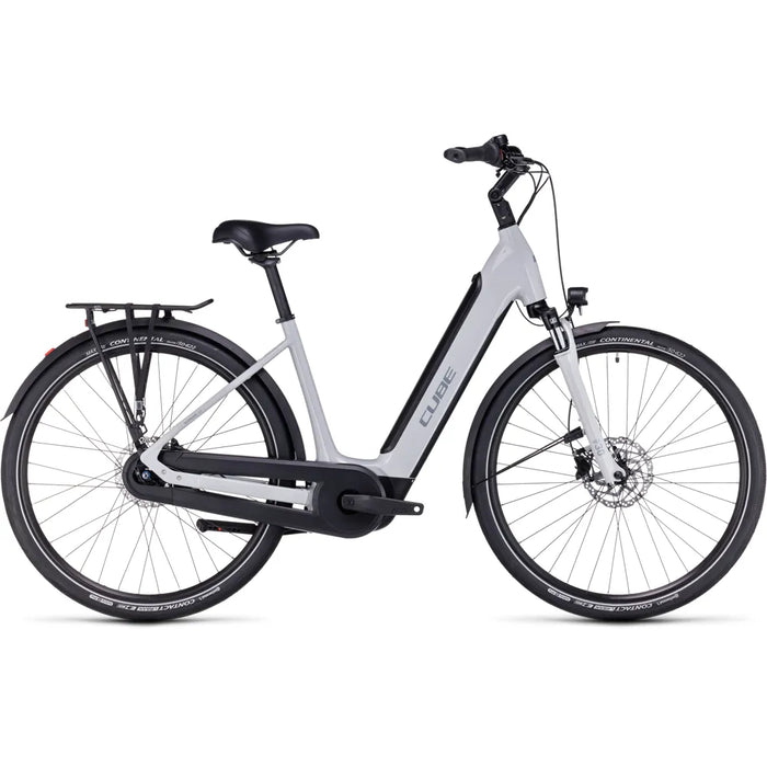 2023 Cube Supreme Hybrid One 500 Easy Entry Electric Bike in Grey