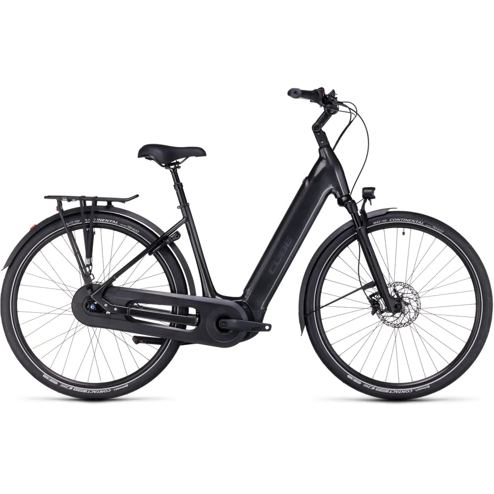 2023 Cube Supreme Hybrid EX 625 Easy Entry Electric Hybrid Bike Grey