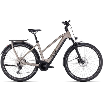 2023 Cube Kathmandu Hybrid Pro 750 Trapeze Electric Bike in Stone