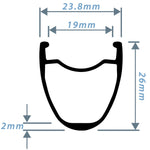 Sector Rim R26 28H