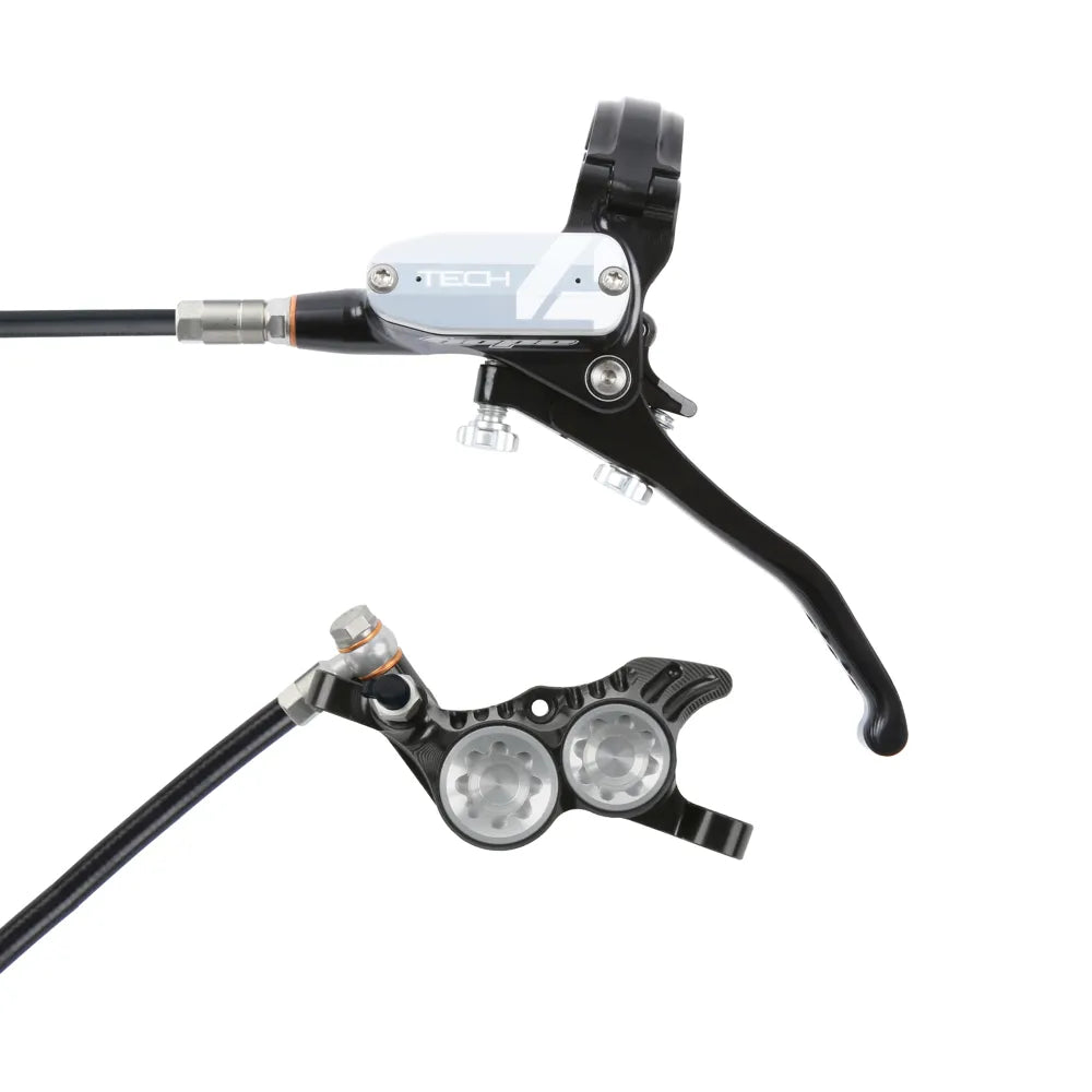 Hope Tech 4 V4 Right Hand Brake in Silver - No Rotor