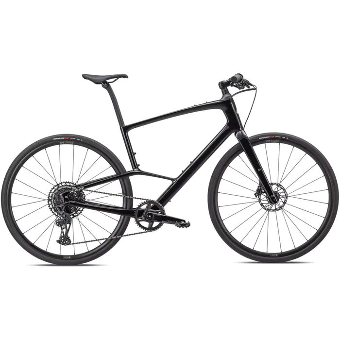 2023 Specialized Sirrus 6.0 Carbon Hybrid Bike in Gloss Black Pearl
