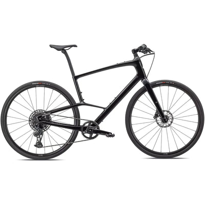 2023 Specialized Sirrus 6.0 Carbon Hybrid Bike in Gloss Black Pearl