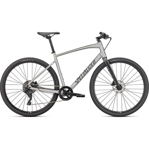 Specialized Sirrus X 3.0 Hybrid Bike in Silver/Ice Yellow/Black
