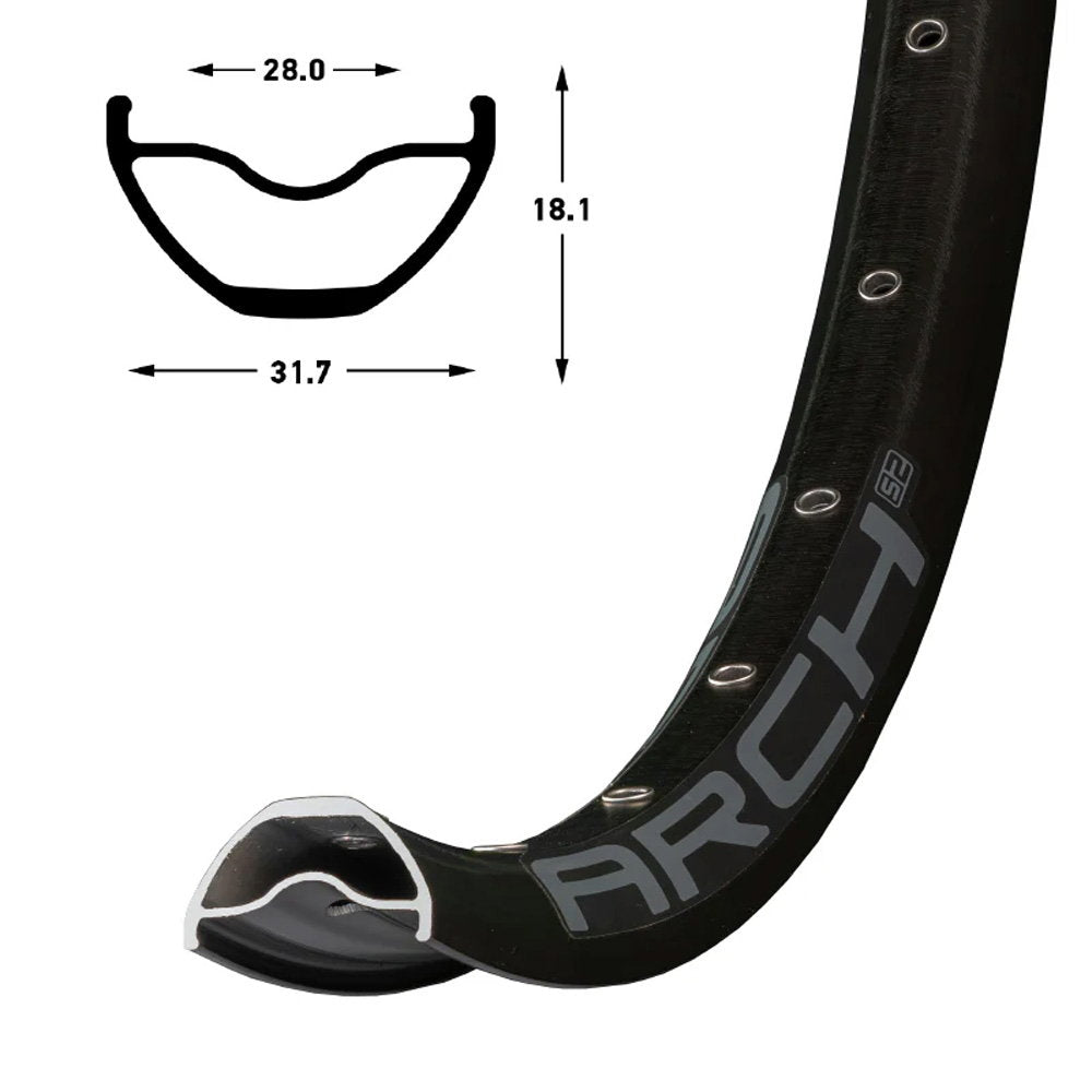 Stans RIM ARCH S2 29 32H BLACK GR