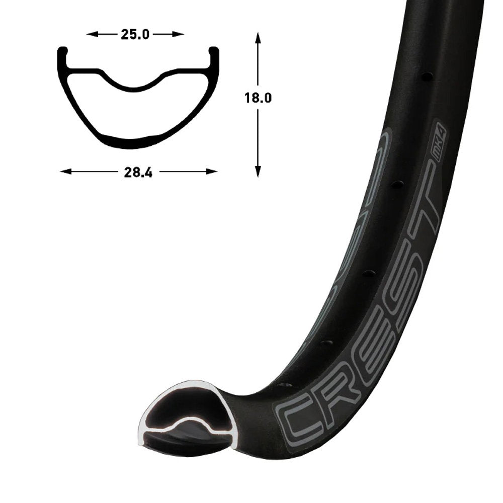 Stans NoTubes RIM CREST MK4 29 32H BLACK GR