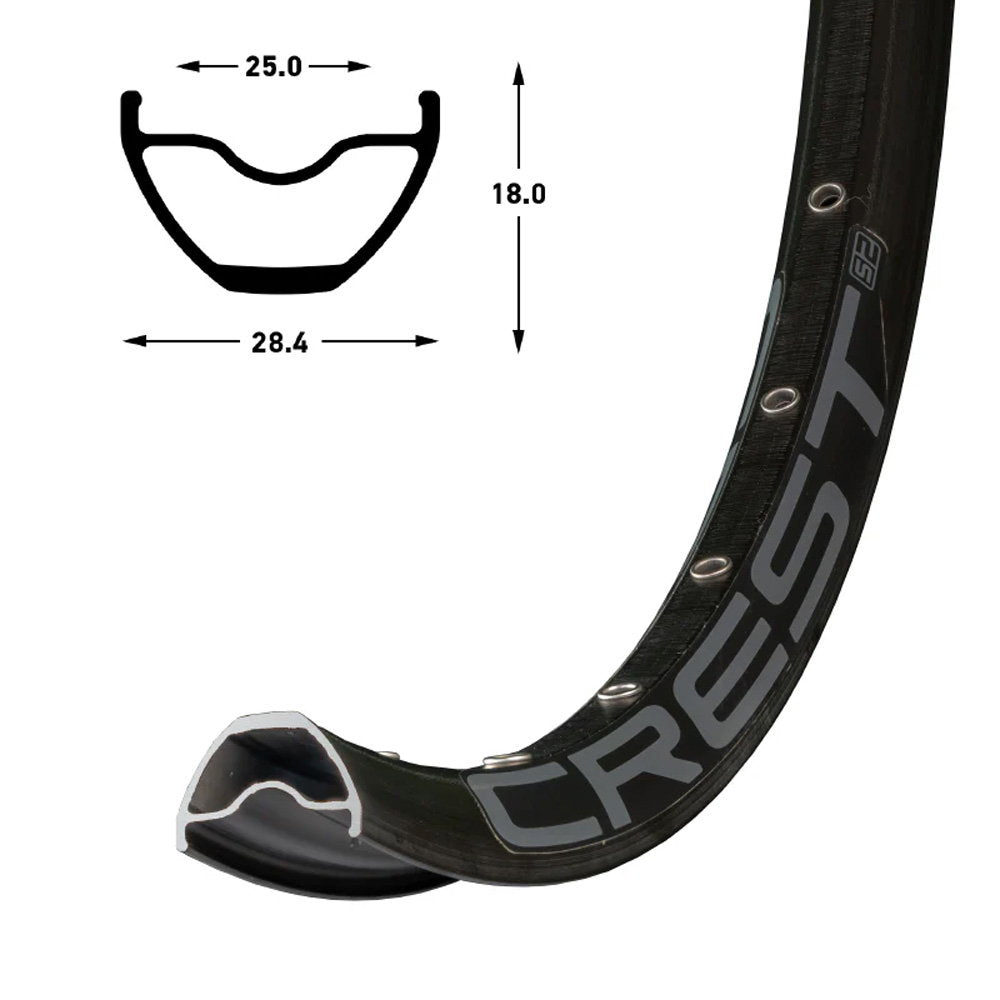 Stans RIM CREST S2 29 32H BLACK GR