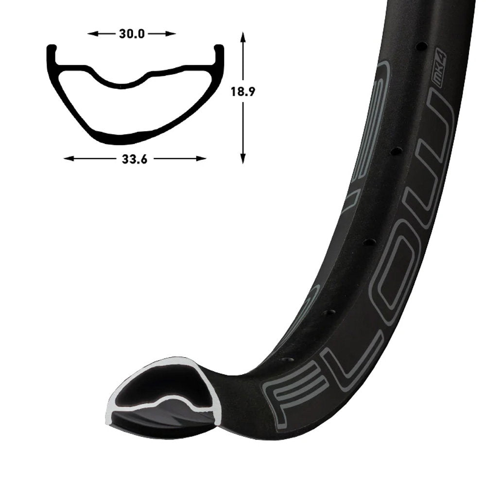 Stans NoTubes RIM FLOW MK4 27.5 32H BLACK GR