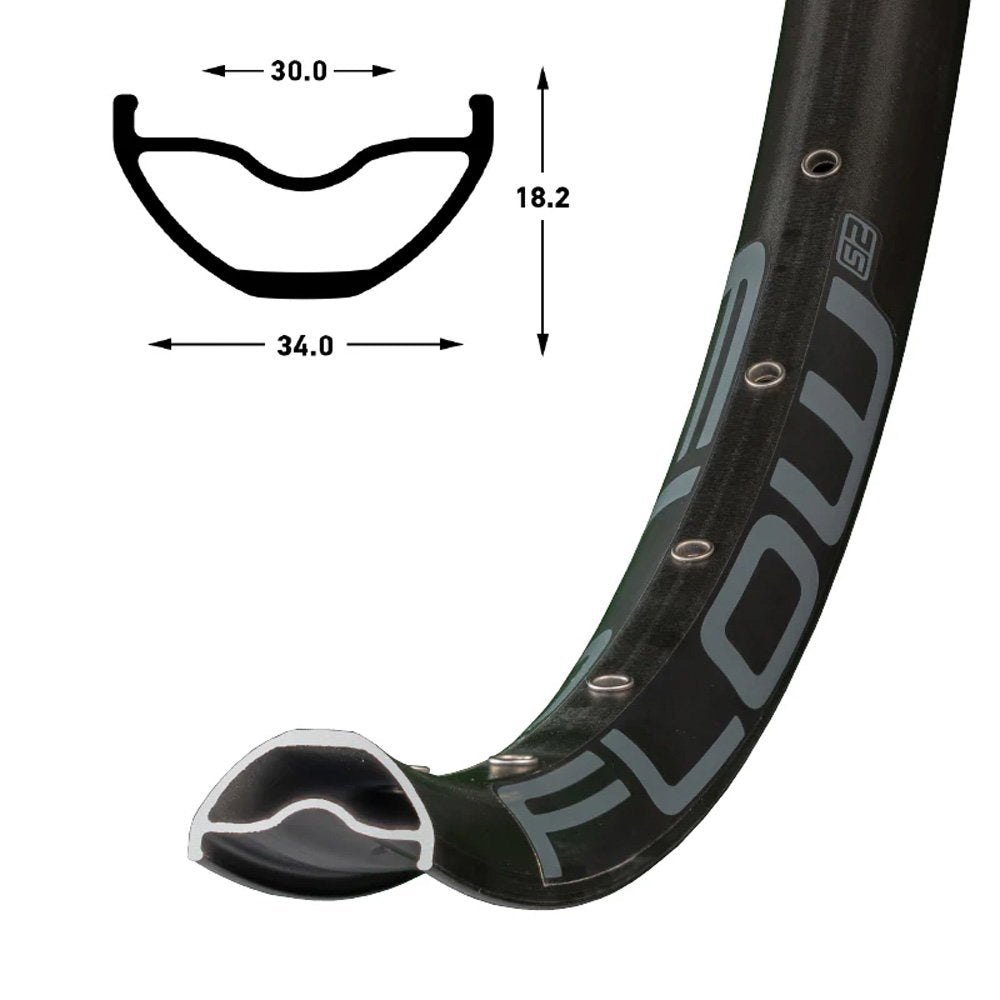 Stans RIM FLOW S2 29 32H BLACK GR