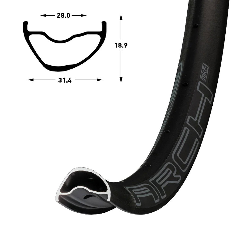 Stans Rim Arch MK4 26 Black 26in 28hole
