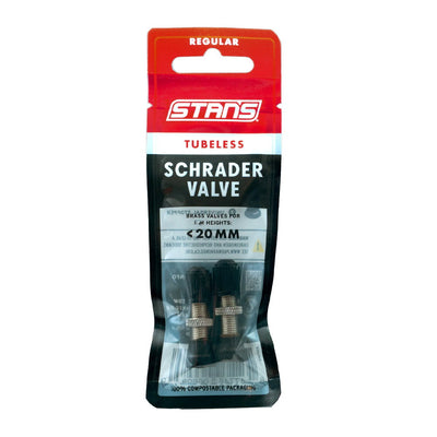Stans Tubeless Schrader Valves Pair