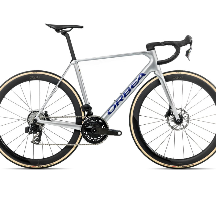 2026 Orbea Orca M21E Ltd Pwr Carbon Road Bike In Spark Silver