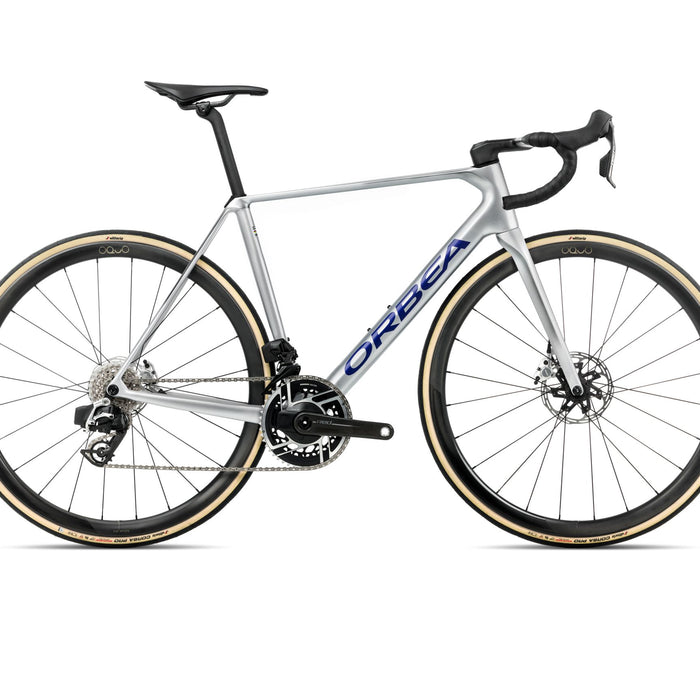 2026 Orbea Orca M11E Ltd Pwr Carbon Road Bike In Spark Silver